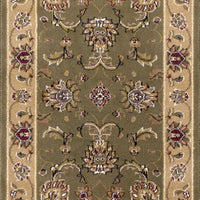 5'3" x 7'7" Polypropelene Sage-Beige Area Rug