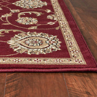 5'3" x 7'7" Polypropelene Red Area Rug