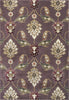 5'3" x 7'7" Polypropelene Plum Area Rug