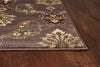 5'3" x 7'7" Polypropelene Plum Area Rug