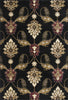 5'3" x 7'7" Polypropelene Black Area Rug