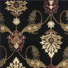 5'3" x 7'7" Polypropelene Black Area Rug