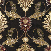 5'3" x 7'7" Polypropelene Black Area Rug