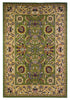 5'3" x 7'7" Polypropelene Green-Taupe Area Rug