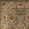 5'3" x 7'7" Polypropelene Green-Taupe Area Rug