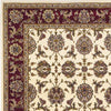 5'3" x 7'7" Polypropelene Ivory-Red Area Rug