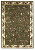 5'3" x 7'7" Polypropelene Sage-Ivory Area Rug