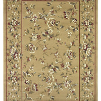 5'3" x 7'7" Polypropelene Beige Area Rug