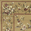 5'3" x 7'7" Polypropelene Beige Area Rug