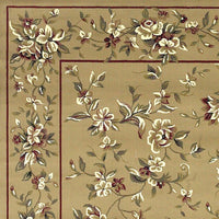 5'3" x 7'7" Polypropelene Beige Area Rug