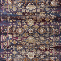 5'3" x 7'10" Polypropelene Jeweltone Area Rug