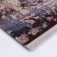 5'3" x 7'10" Polypropelene Jeweltone Area Rug