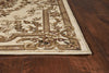 5'3" x 7'7" Polypropelene Ivory Area Rug