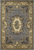 5'3" x 7'7" Polypropelene Slate Blue Area Rug