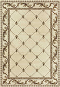 5'3" x 7'7" Polypropelene Ivory Area Rug