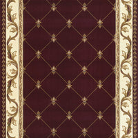 5'3" x 7'7" Polypropelene Red Area Rug