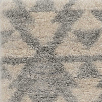 5'3" x 7'7" Polypropelene Ivory-Grey Area Rug