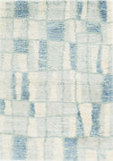 5'3" x 7'7" Polypropelene Ivory-Blue Area Rug