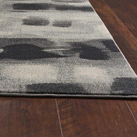 5'3" x 7'7" Polypropelene Grey Area Rug