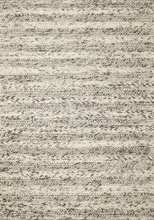 3'3" x 5'3" Wool Grey Area Rug