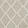 3'3" x 5'3" Wool Grey Area Rug