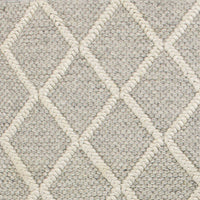 3'3" x 5'3" Wool Grey Area Rug