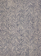 5' x 7' Wool Blue Area Rug
