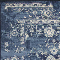 5'3" x 7'7" Polypropelene Azure Blue Area Rug