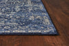 5'3" x 7'7" Polypropelene Azure Blue Area Rug