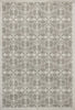 6'7" x 9'6" UV-treated Polypropelene Grey Area Rug