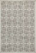 6'7" x 9'6" UV-treated Polypropelene Grey Area Rug