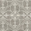 6'7" x 9'6" UV-treated Polypropelene Grey Area Rug