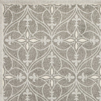 6'7" x 9'6" UV-treated Polypropelene Grey Area Rug