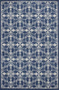 6'7" x 9'6" UV-treated Polypropelene Denim Area Rug