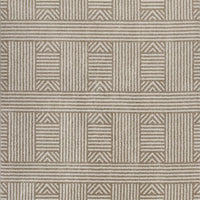 6'7" x 9'6" UV-treated Polypropelene Beige Area Rug