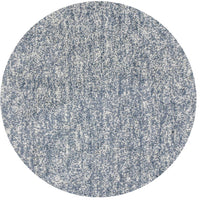 6' Round Polyester Slate Heather Area Rug