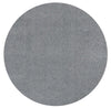 6' Round Polyester Grey Area Rug