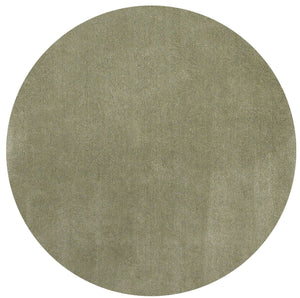 6' Round Polyester Sage Area Rug