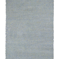 5' x 7' Polyester Blue Heather Area Rug