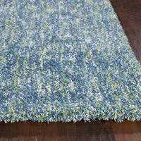 5' x 7' Polyester Seafoam Heather Area Rug