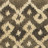 5'3" x 7'7" Polypropelene Smoke-Sand Area Rug