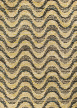 5'3" x 7'7" Polypropelene Grey-Sand Area Rug