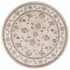 7'10" Round Polypropelene Beige-Ivory Area Rug