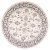 7'10" Round Polypropelene Ivory-Grey Area Rug