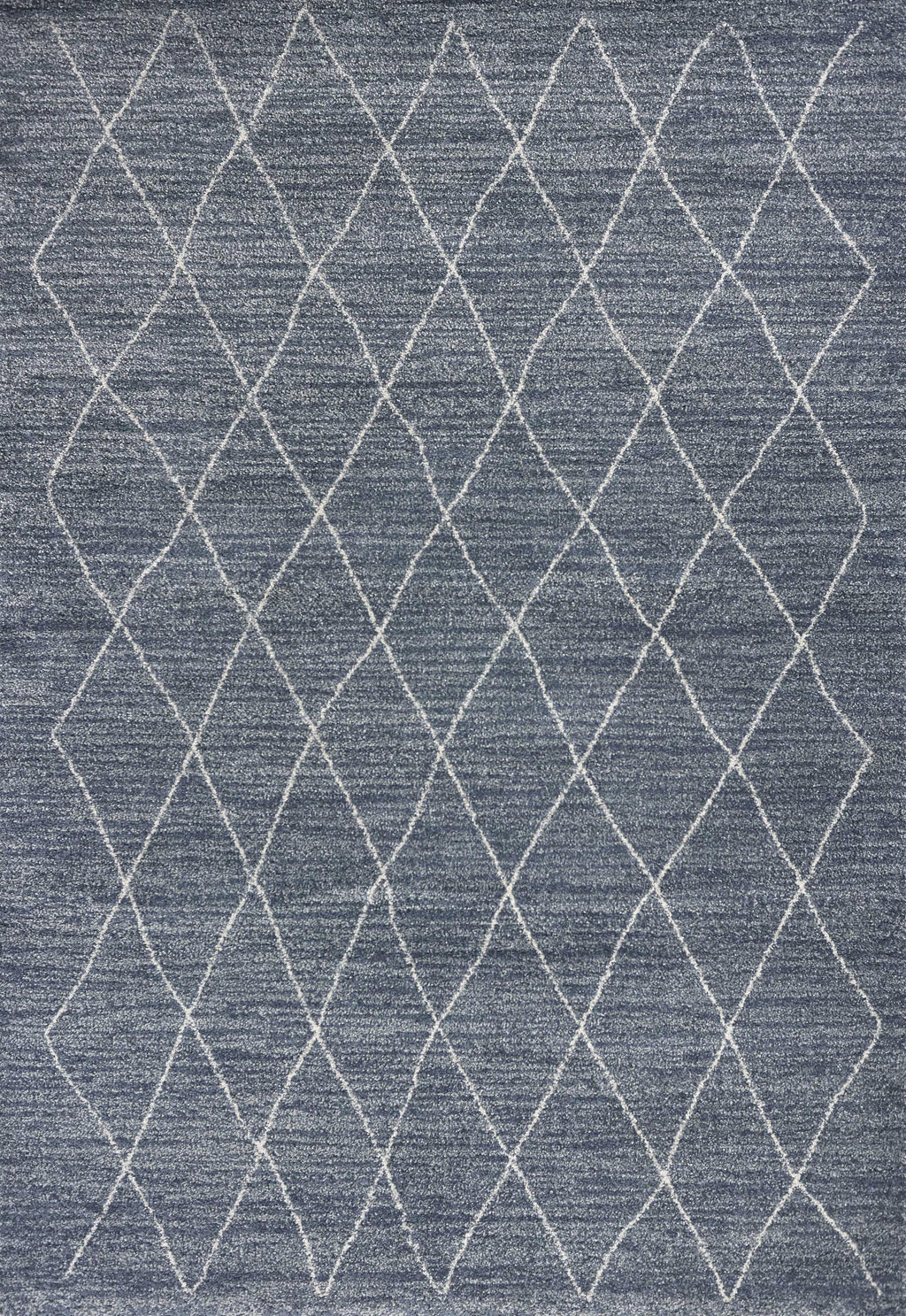 5'3"X 7'7" Polypropelene Blue Area Rug