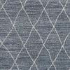 5'3"X 7'7" Polypropelene Blue Area Rug