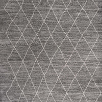 5'3"X 7'7" Polypropelene Grey Area Rug