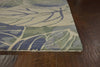 3'6" x 5'6" Wool Blue-Green Area Rug