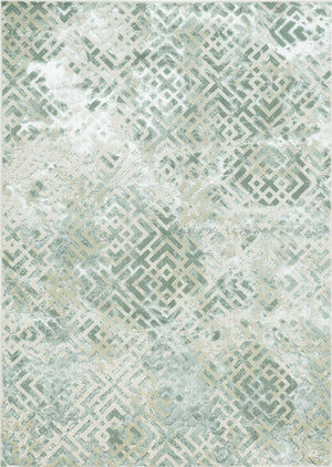 5'3" x 7'7" Polyester Sand Silver Area Rug