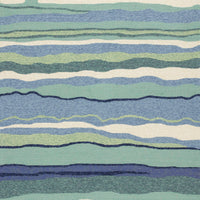 5' x 7'6" UV-treated Polypropelene Ocean Area Rug